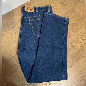 RARE ORANGE TAB Levi Jeans 619 Men’s Pants 42x32” Medium Wash Pants Denim